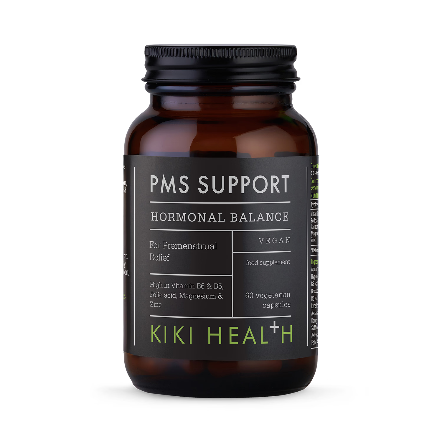KIKI Health PMS Blend supplement 60 vegicaps (British brand)