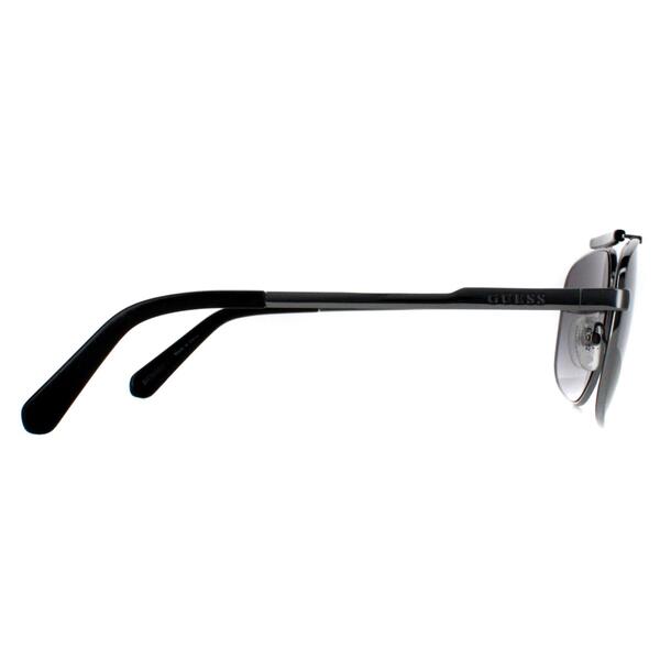 Guess aviator sunglasses silver gradient metal frame (British brand)