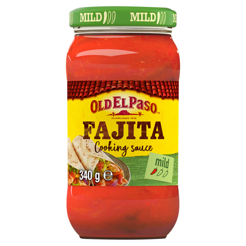 Old El Paso Mexican Cooking Sauce for Fajitas Smoky BBQ GOODS ASDA   