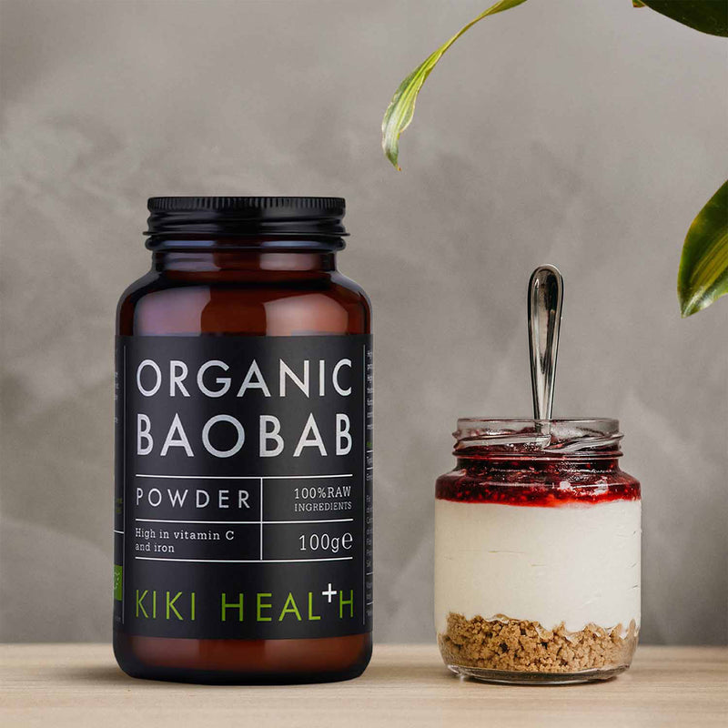 Organic baobab fruit powder 100g - British product