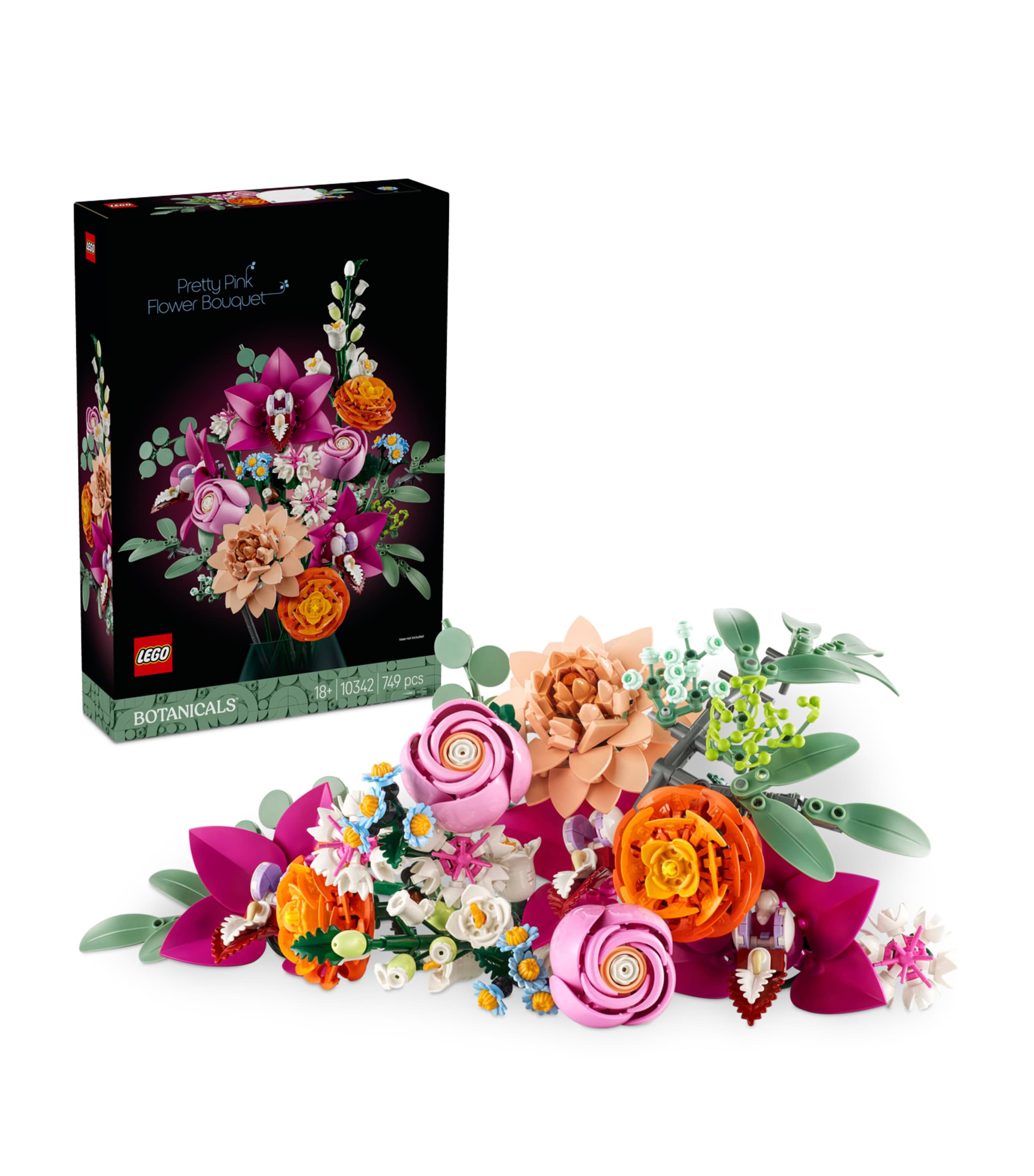 Lego Pretty Pink Flower Bouquet building set, UK version