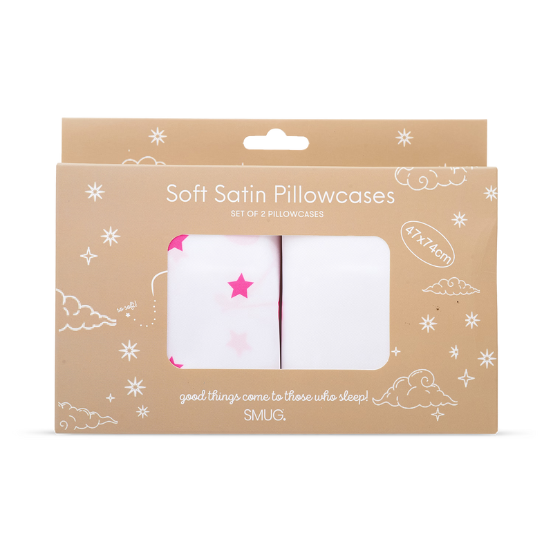 SMUG satin pillowcases set - British product