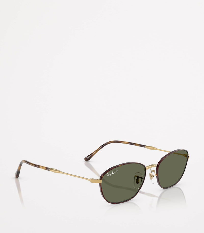 Ray-Ban RB3749 irregular metal frame sunglasses, imported from the UK