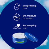 Nivea Creme Moisturiser for Face Hands Body 400ml, imported from the UK