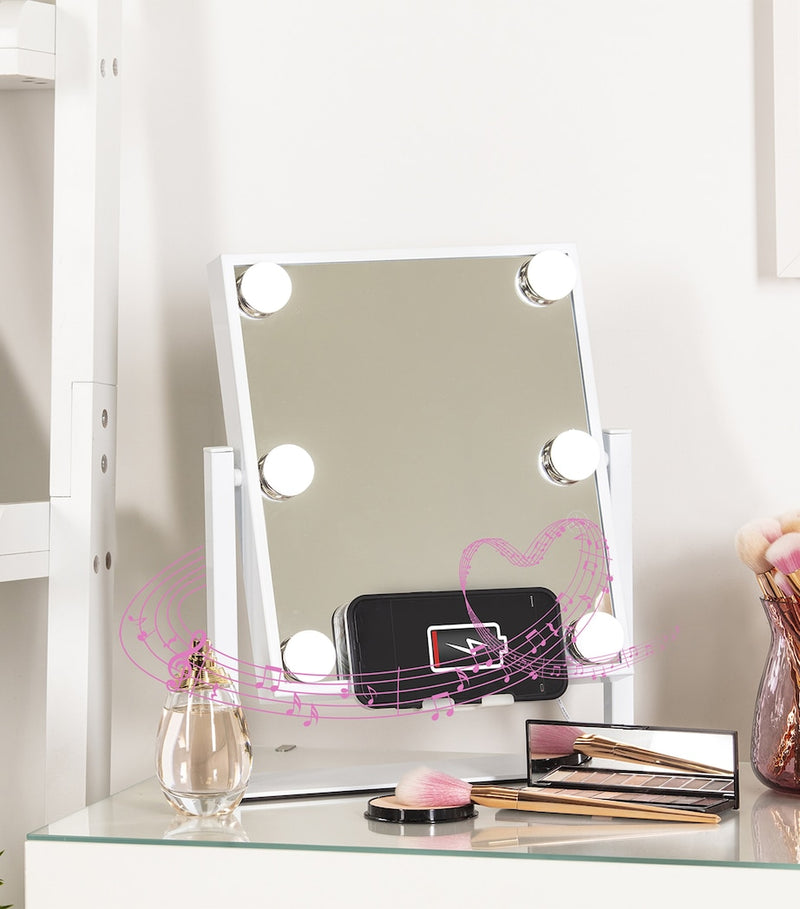 STYLPRO Glam & Groove Hollywood Music LED vanity mirror (British brand)