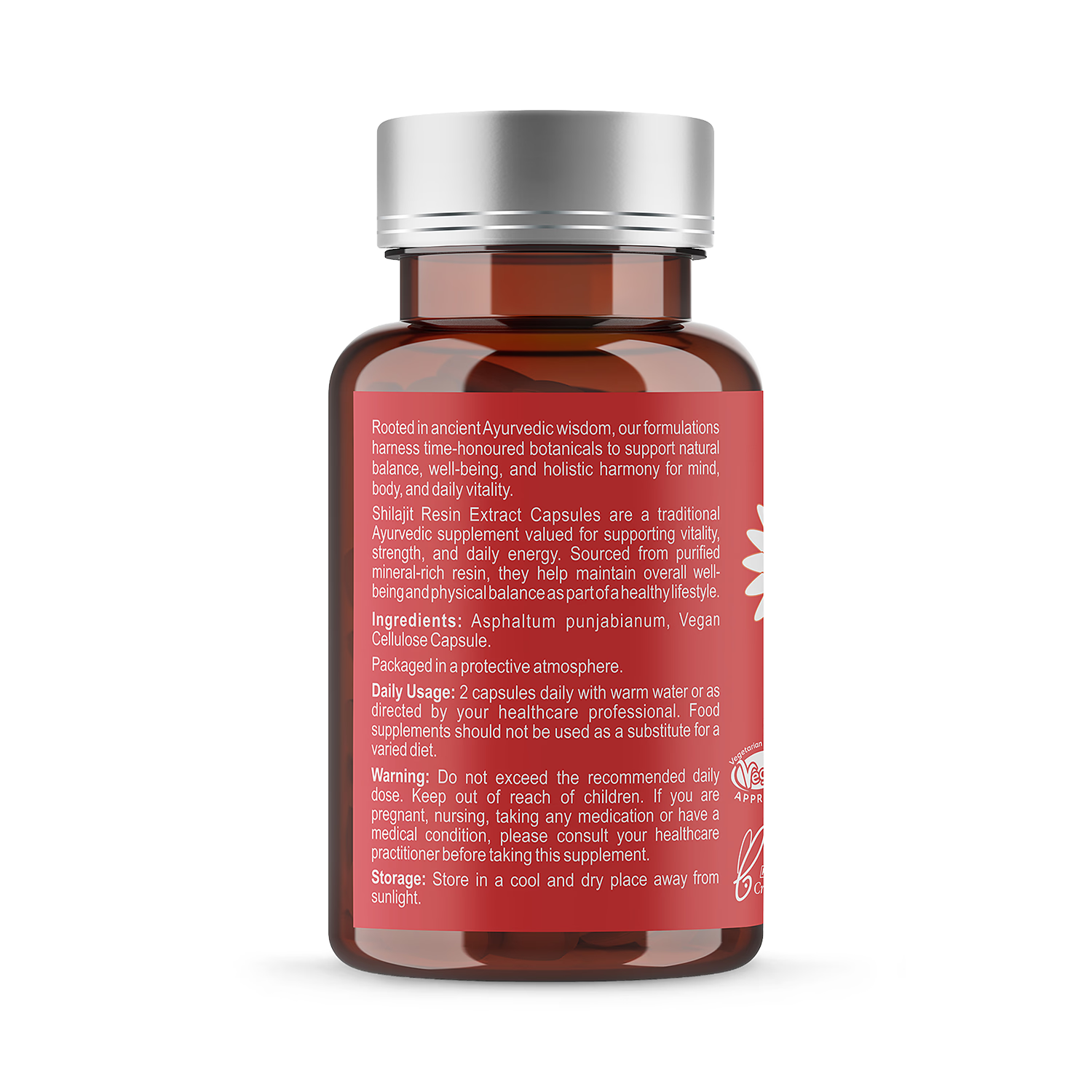 Ayumi Shilajit vegan capsules 60 capsules, imported from the UK
