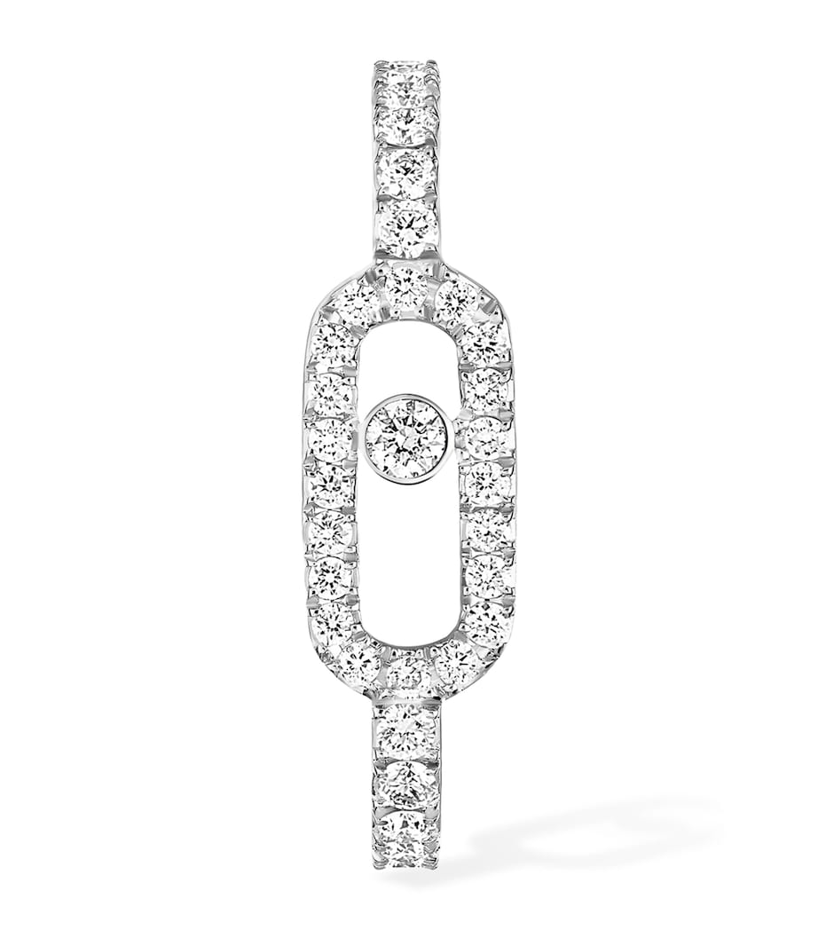Messika Move Uno single earring 18kt white gold diamond (British brand)