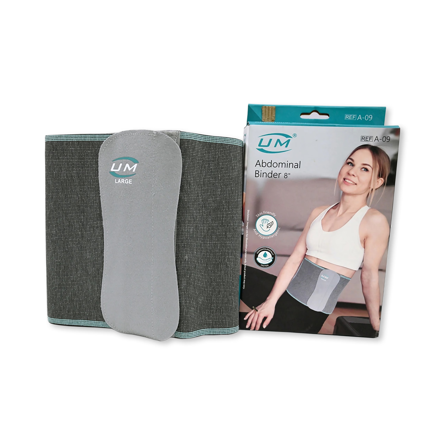 Greenlight Medicare abdominal binder 8-inch XXL (British brand)