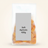 Holland & Barrett soft apricots 420g, imported from the UK