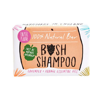 Superdrug Paper Plane Bush Shampoo Bar Vegan Solid 95g- Buy online at McGrocer