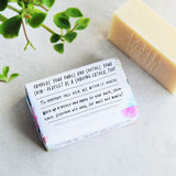 Paper Plane bush shampoo bar 95g, imported from the UK