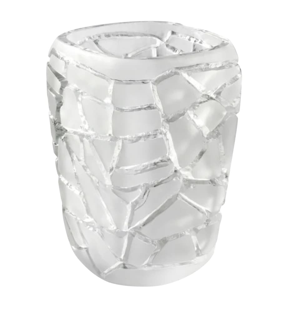Lalique crystal Magnitude vase 20cm, UK version