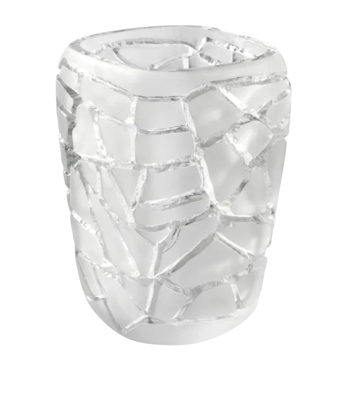 Lalique crystal Magnitude vase 20cm, UK version