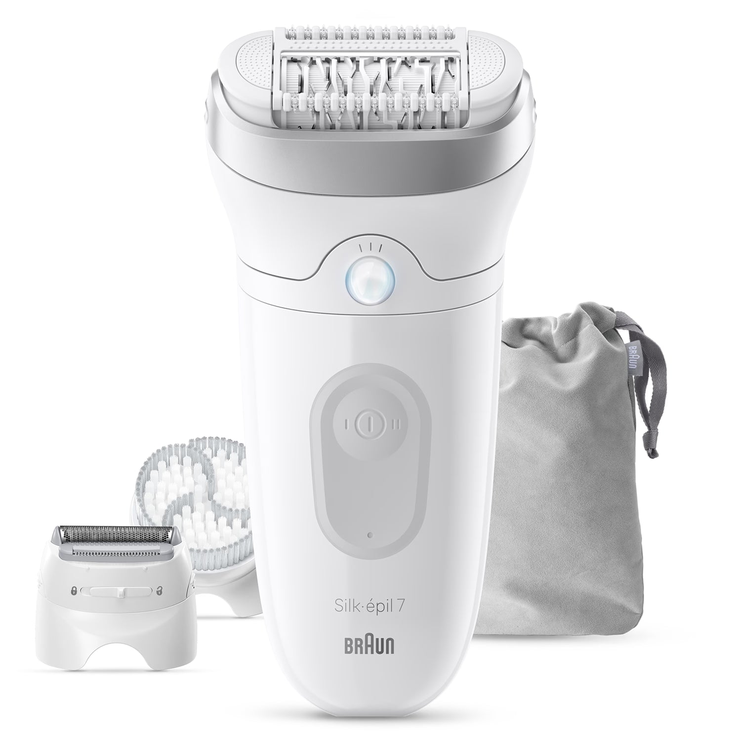 Braun Silk·épil 7 wet and dry epilator silver - British product