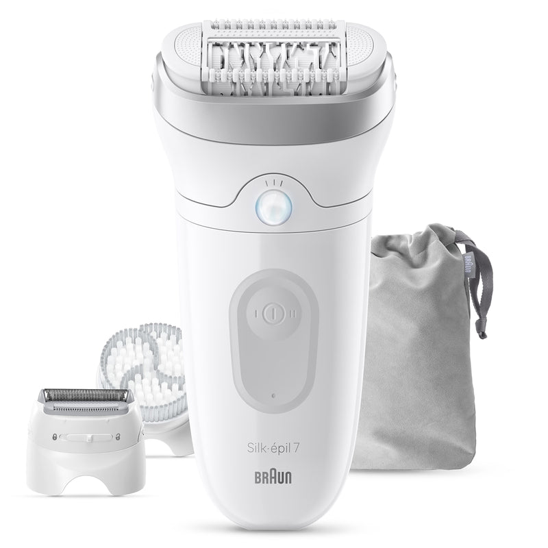 Braun Silk·épil 7 wet and dry epilator silver - British product