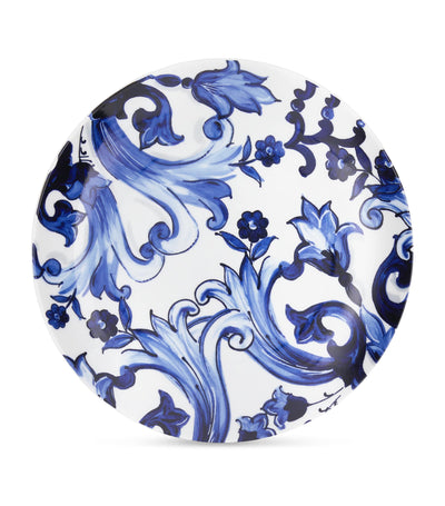 Harrods Dolce&Gabbana Casa Set of 2 Blu Mediterraneo Dinner Plates (26cm)- Buy online at McGrocer