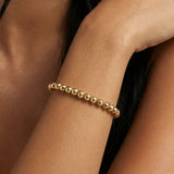 MUCHV ball bracelet 5mm 18k gold, UK version