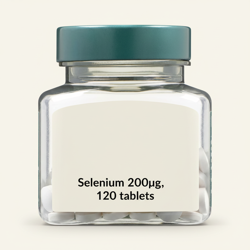 Holland & Barrett Selenium 200ug 120 Tablets, UK version
