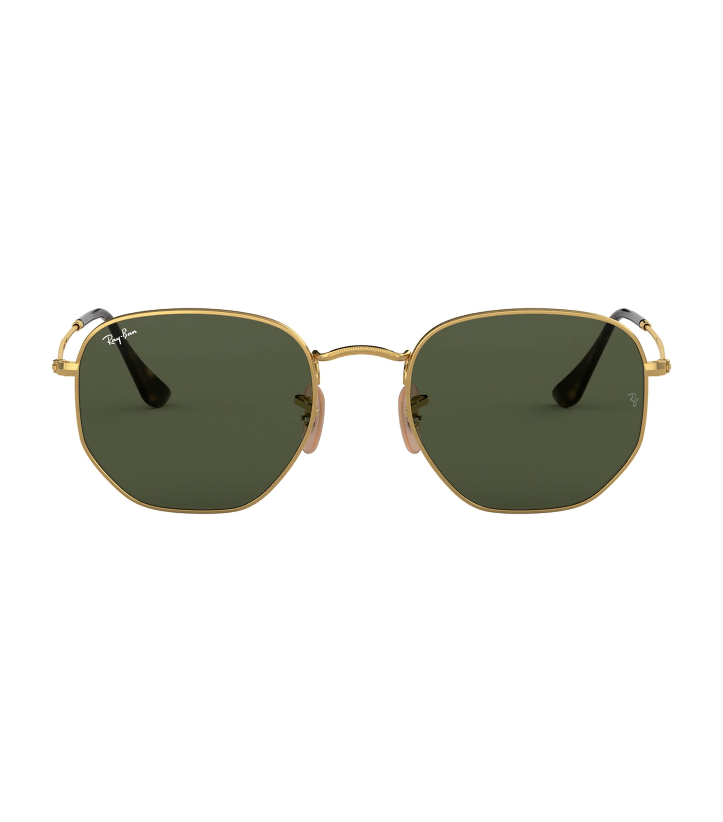 Ray-Ban hexagonal sunglasses with gradient colours, imported from the UK