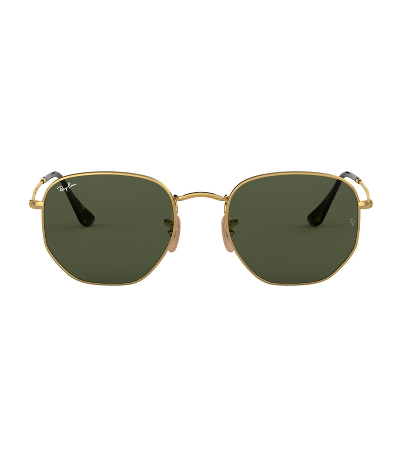 Ray-Ban hexagonal sunglasses with gradient colours, imported from the UK