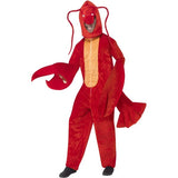 Smiffys lobster costume red all-in-one with hood, UK version