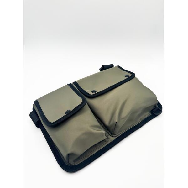 SVNX nylon chest bag moss compact size, imported from the UK