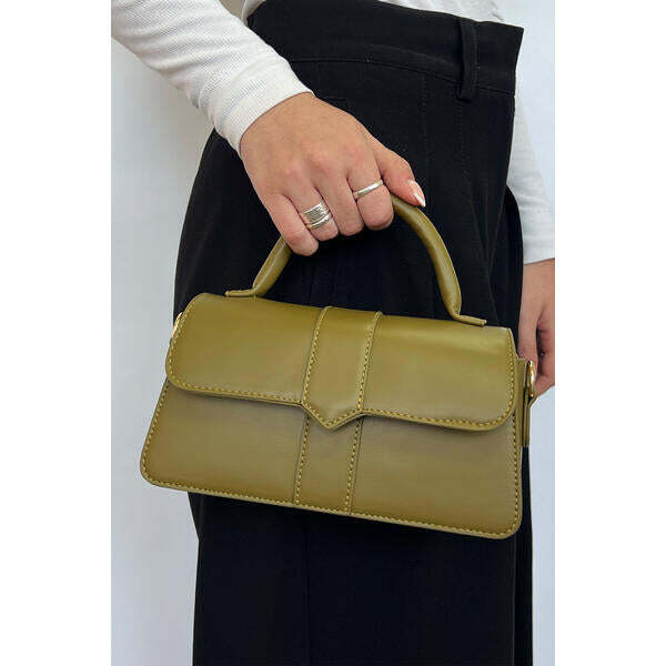 SVNX small crossbody bag in olive - British product