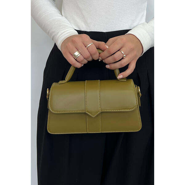 SVNX small crossbody bag in olive - British product