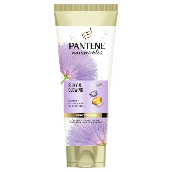 Pantene Silky&Glowing Hair Conditioner Biotin, 275ml GOODS Superdrug   