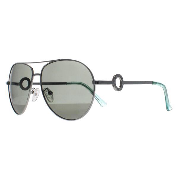 Guess GF0364 silver women sunglasses aviator frame, imported from the UK