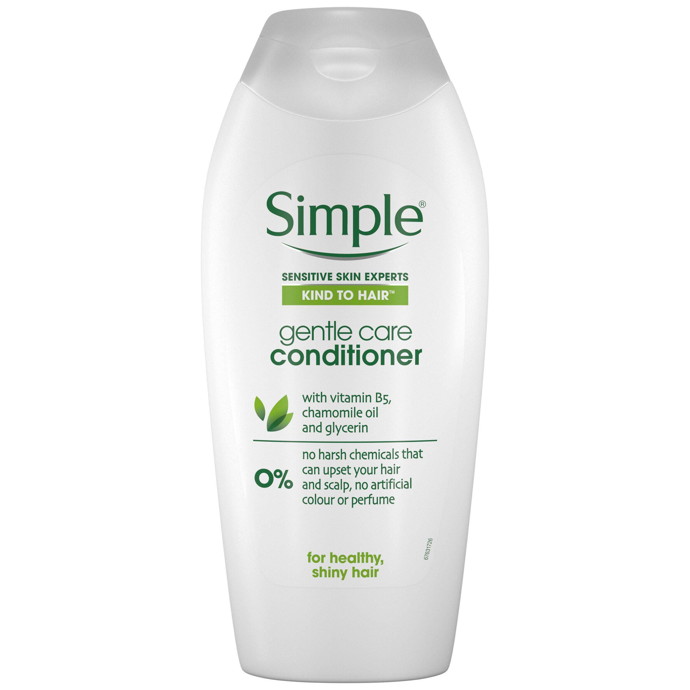 Simple Gentle Care Conditioner 400ml hair Sainsburys   