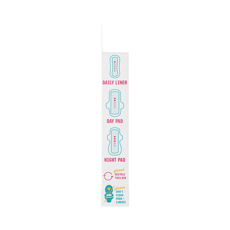 Flo bamboo sanitary pad to go pack - British product