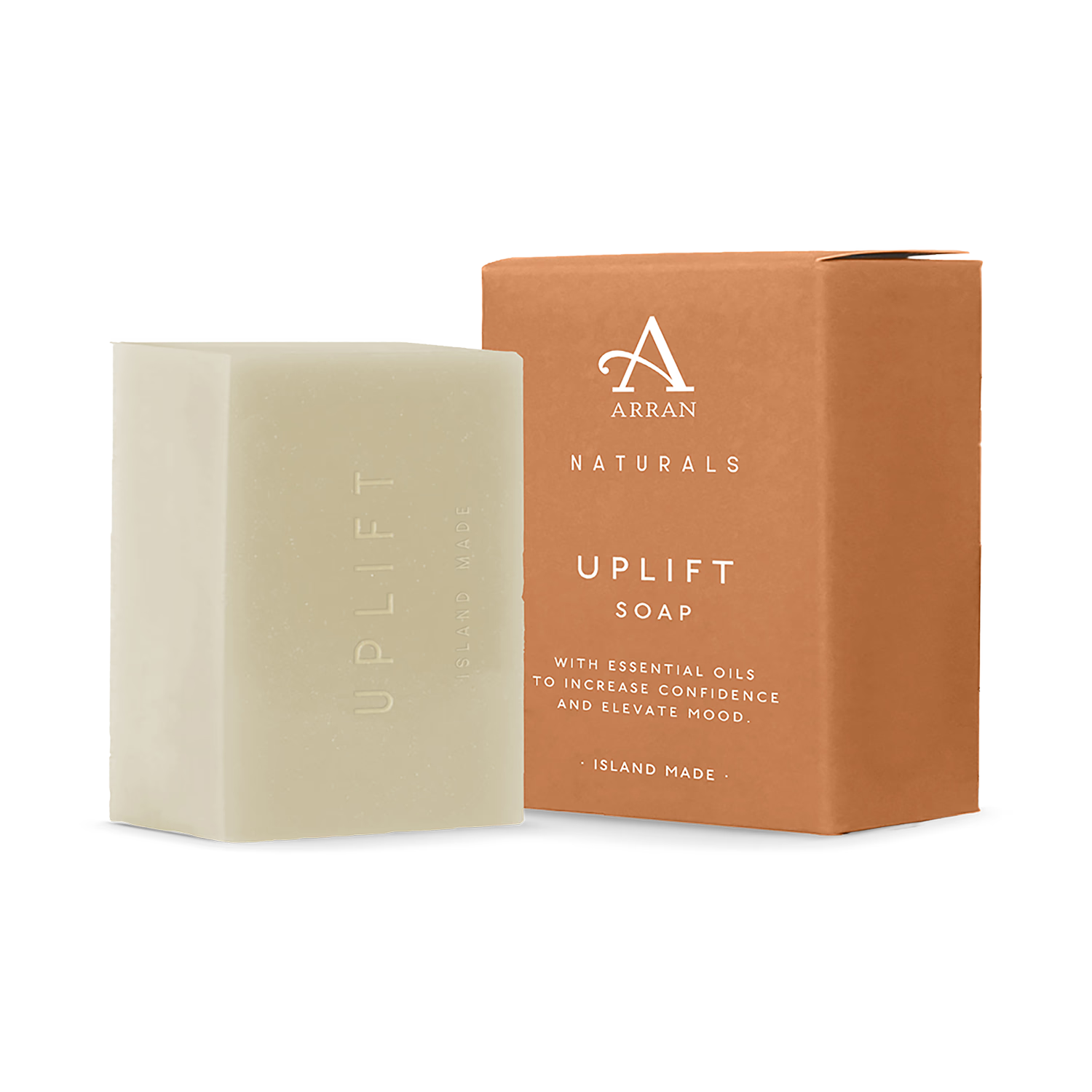 ARRAN Naturals Uplift Bergamot & Grapefruit Soap 150g, UK version