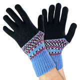 Sock Snob men's wool fairisle gloves, imported from the UK