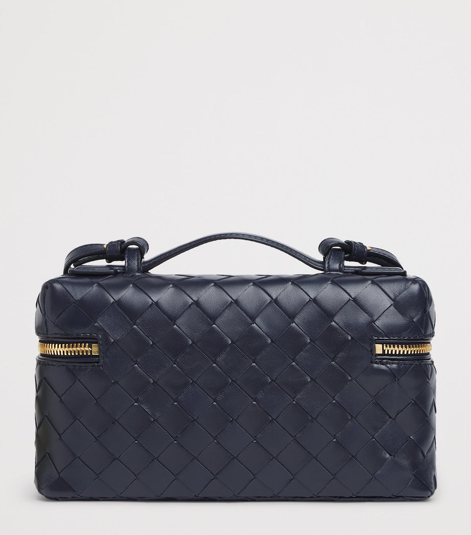 Bottega Veneta Bang Bang vanity case Intrecciato weave calfskin, imported from the UK