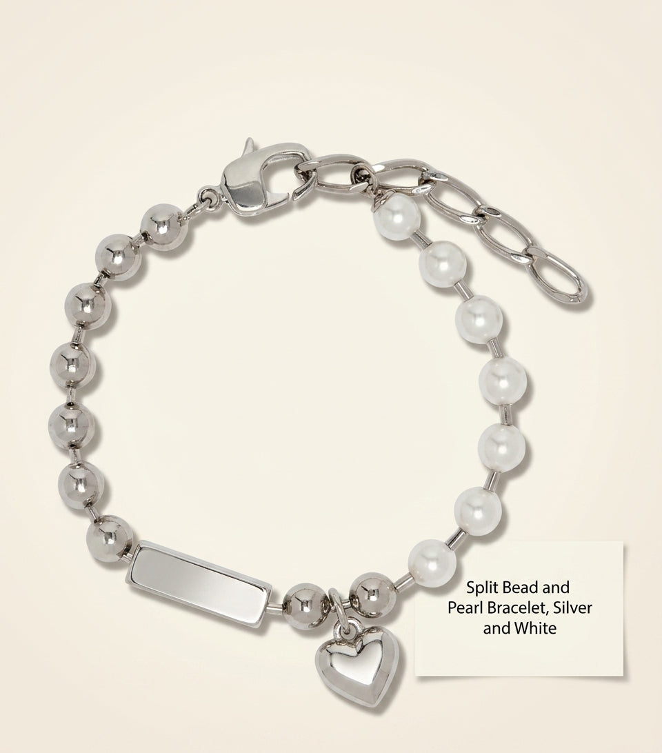 McQueen faux pearl skull bracelet (British brand)