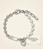 McQueen faux pearl skull bracelet (British brand)