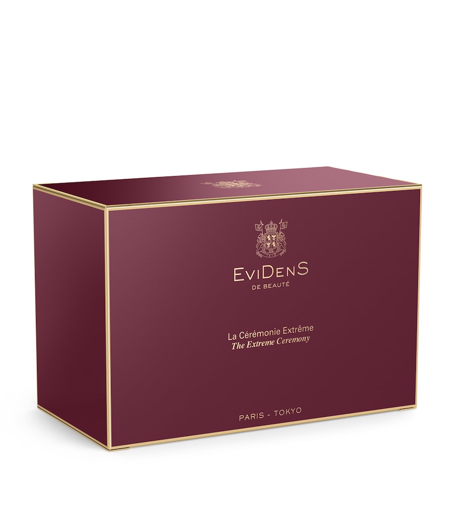 EviDenS de Beauté skincare gift set with five extreme formulas and velvet pouch - British product