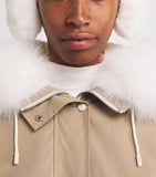 Yves Salomon rex rabbit fur earmuffs (British brand)