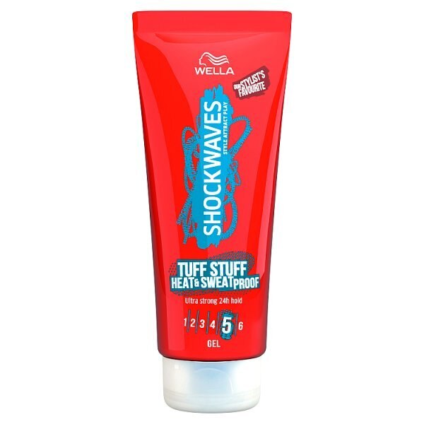 Wella Shockwaves Tuff Stuff Heat & Sweat Proof Gel, 200 ml GOODS Superdrug   