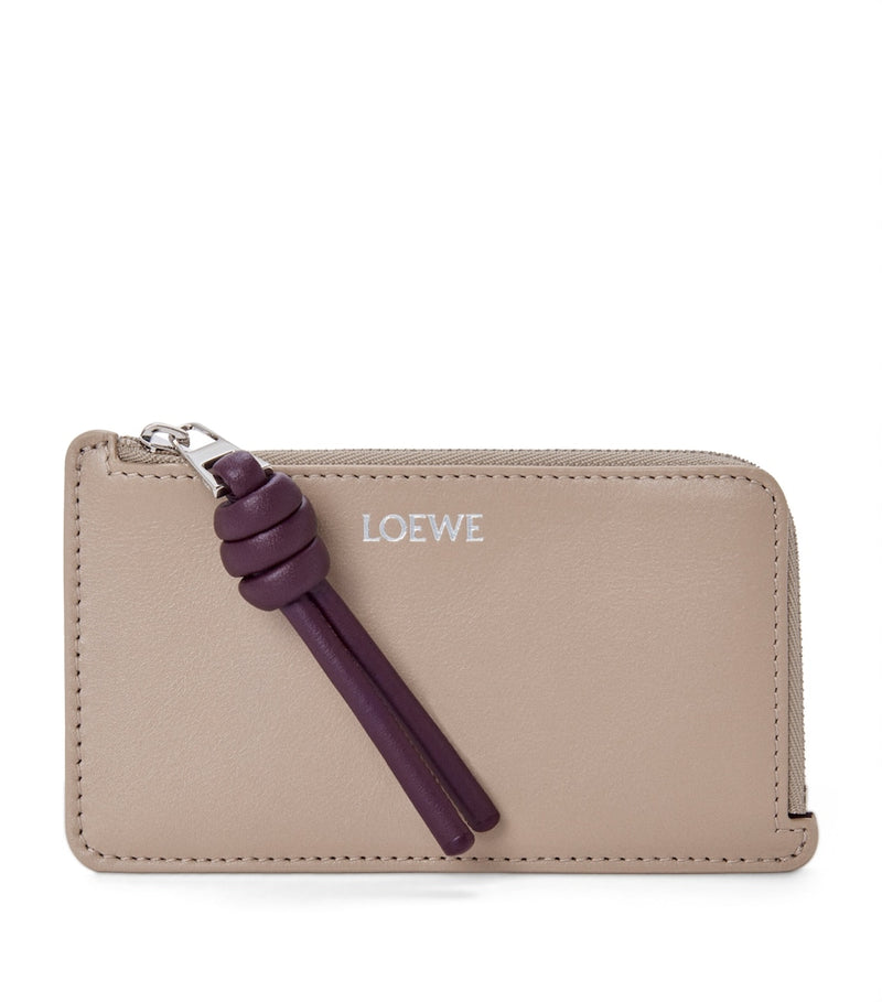 LOEWE Knot card holder calfskin, imported from the UK