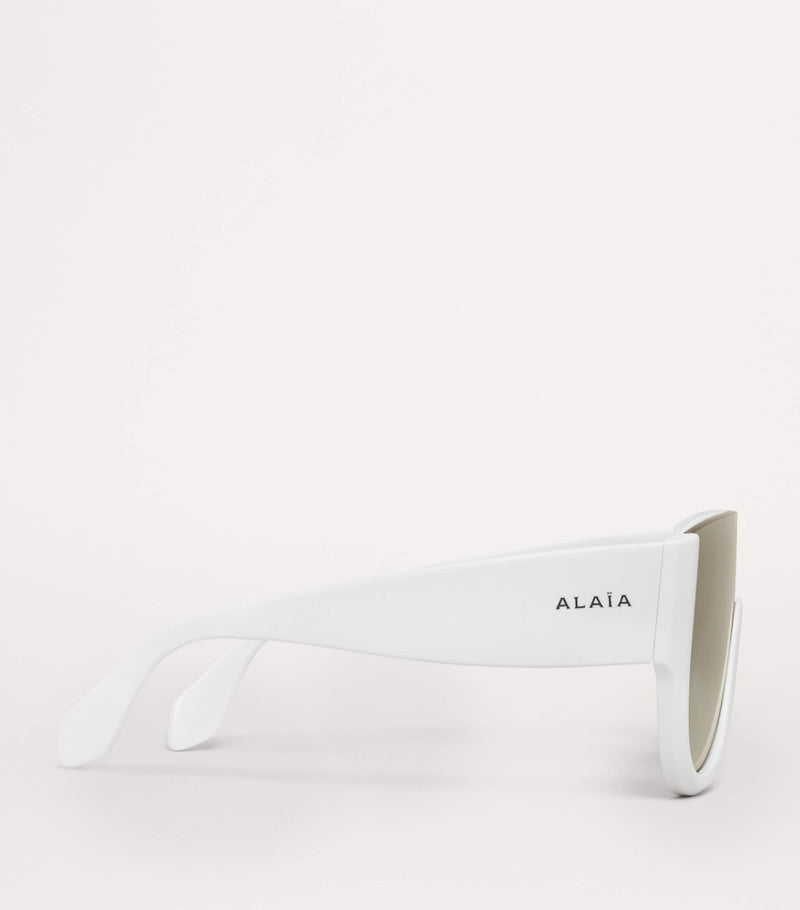 Alaïa square sunglasses with oversized frame - British product