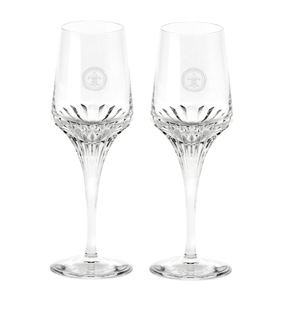 Louis XIII Pillet crystal glasses set of 2, UK version