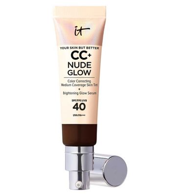 IT Cosmetics Your Skin But Better CC+ Nude Glow GOODS Boots Deep Mocha  