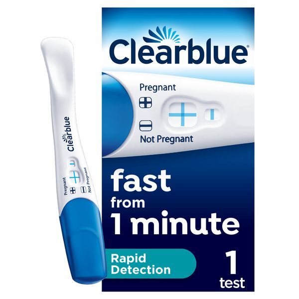 DNR Clearblue Visual Rapid Detection Pregnancy Test - 1 Test GOODS Superdrug   