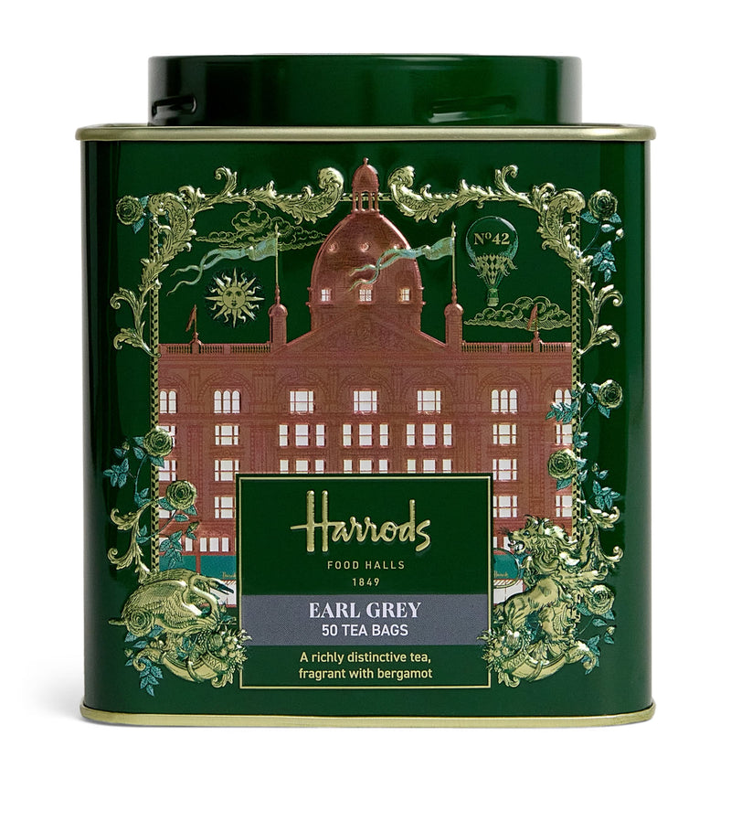 Harrods No. 42 Earl Grey tea 50 tea bags, UK version