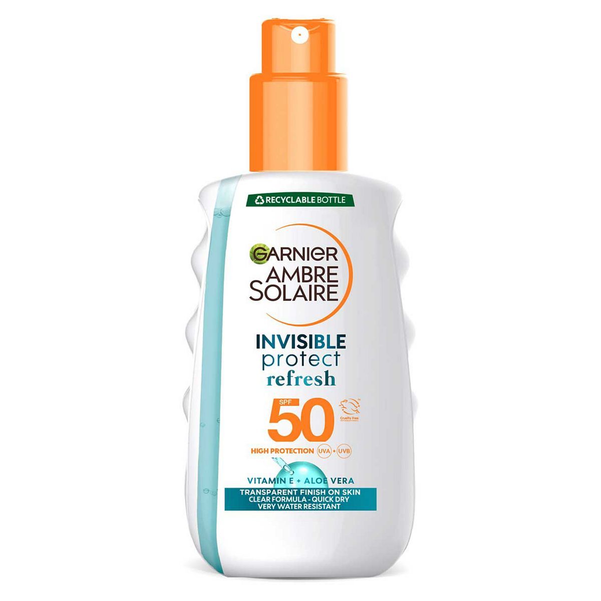 Garnier Ambre Solaire Invisible Protect Refresh Sun Protection Spray SPF50 200ml GOODS Boots   