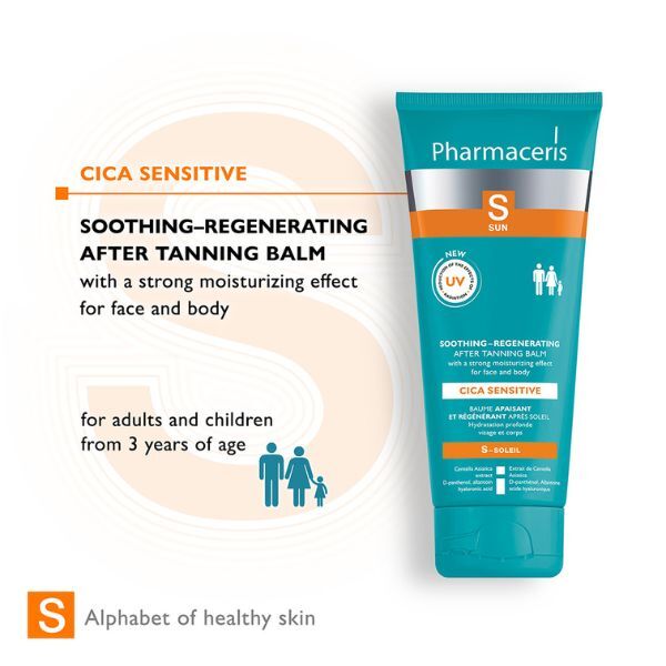 Pharmaceris aftersun balm Cica Sensitive 200ml, UK version