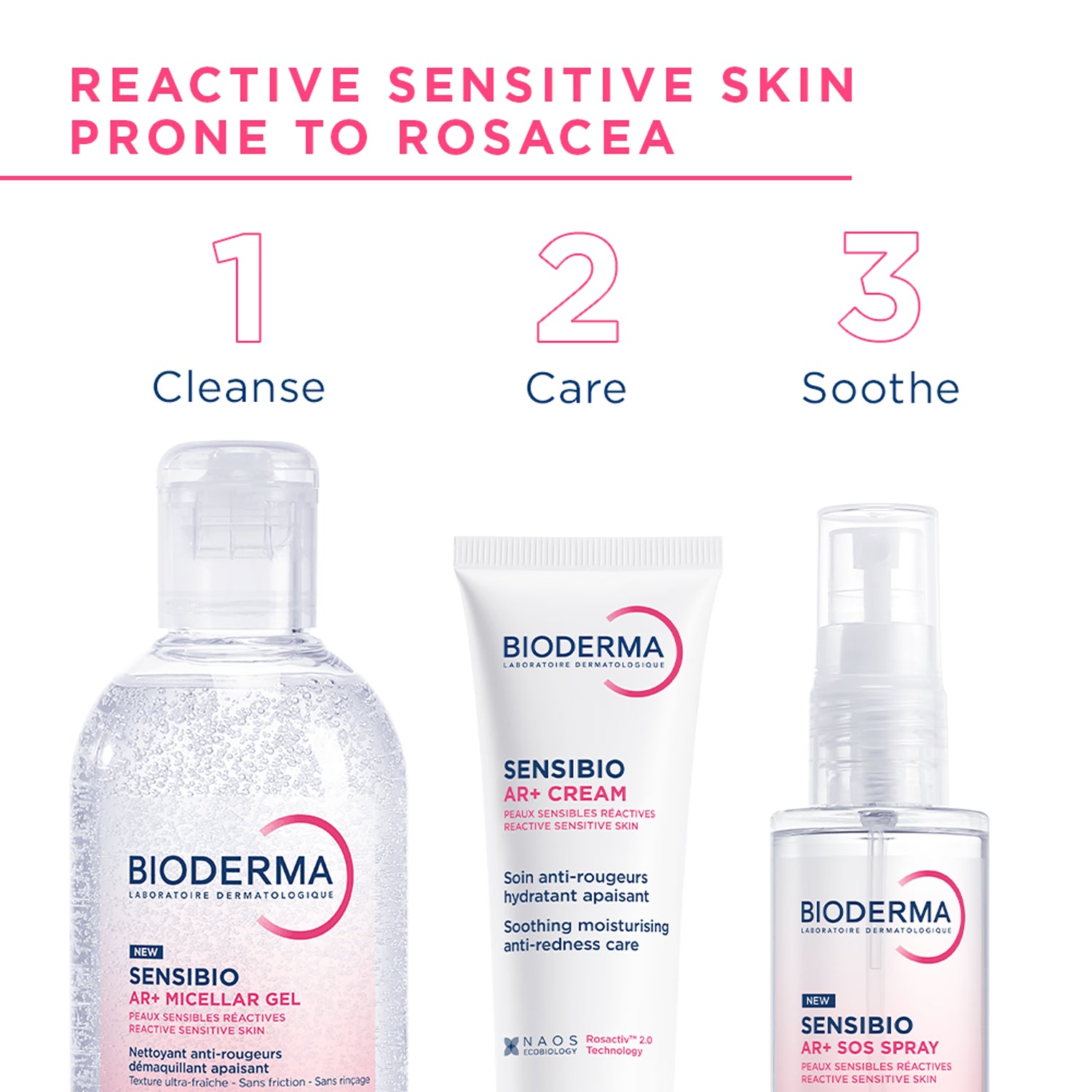 Bioderma Sensibio AR+ anti-redness moisturiser 40ml, imported from the UK