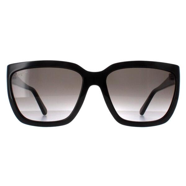 Salvatore Ferragamo black gradient women sunglasses, UK version